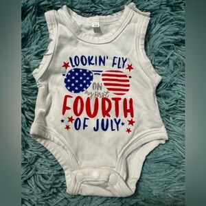 Lookin' Fly Fourth of July Baby Bodysuit